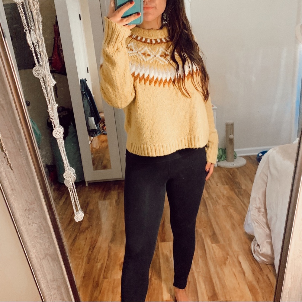 American Eagle Fair Isle Pullover Sweater